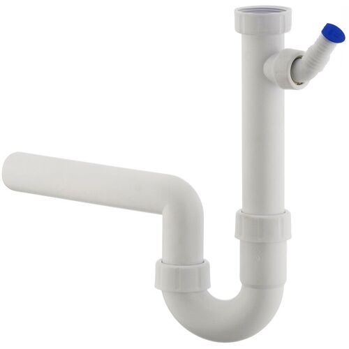 HAAS plastic flushing siphon DN 40 with hose connection 2910