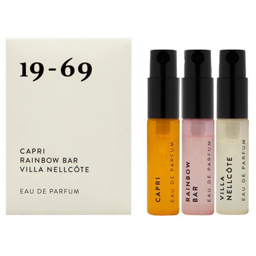 19-69 The Collection Two EdP (3 references). Capri, Villa Nellcôte, Rainbow Bar (3 x 2,5 ml)