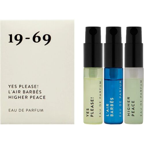 19-69 The Collection Two EdP (3 references). Higher Peace, L'Air Barbès, Yes Please! (3 x 2,5 ml)