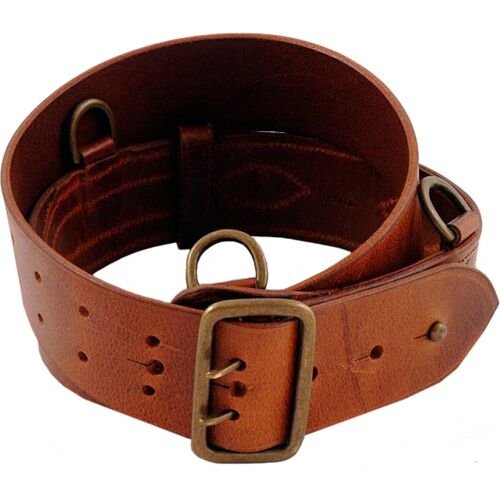 Joop.V leren riem Cognac Brons Cognac