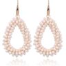 Druppel oorbellen Cilla Jewels Stardust Roze Goudkleurig Goud,Roze