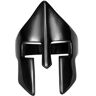 Herenring edelstaal Spartan Mask Black-20mm Zwart