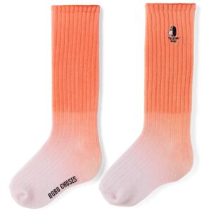 Bobo Choses Kids Pink Tie-Dye Doggie Short Socks - 35-37