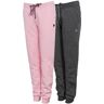 Donnay Donnay Dames - 2-Pack - Joggingbroek Carolyn - Shadow Pink & Donkergrijs Gemêleerd