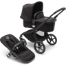 Bugaboo Fox 5 complete Midnight black zonnekap, midnight black bekleding, black onderst