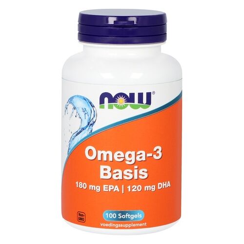 NOW Foods Omega-3 Basis 180 mg EPA   120 mg DHA 100 capsules