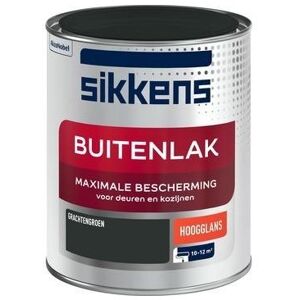 Sikkens Buitenlak Hoogglans 750 ml Grachtengroen Sikkens Buitenlak Hoogglans 750 ml Grachtengroen