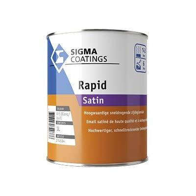 Sigma Rapid Satin - 1L - Buitenhoutlak Sigma Rapid Satin - 1L - Buitenhoutlak