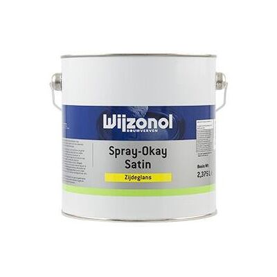 Wijzonol Spray-Okay Satin - Watergedragen spuitverf voor industrie Wijzonol Spray-Okay Satin - Watergedragen spuitverf voor industrie