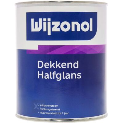 Wijzonol - Dekkend Halfglans - 1 Liter - Gemengd - verf Wijzonol - Dekkend Halfglans - 1 Liter - Gemengd - verf