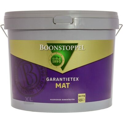 Boonstoppel Garantietex Mat 1L - Muurverf Boonstoppel Garantietex Mat 1L - Muurverf