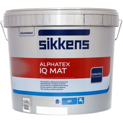 Sikkens Alphatex IQ Mat - Lichte Kleur - 1L Buitenschilderverf Sikkens Alphatex IQ Mat - Lichte Kleur - 1L Buitenschilderverf