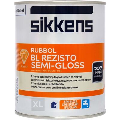 Sikkens Sikkens Rubbol Bl Rezisto Semi-gloss 0,5L - Binnenlak Sikkens Sikkens Rubbol Bl Rezisto Semi-gloss 0,5L - Binnenlak