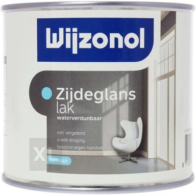 Wijzonol Watergedragen Zijdeglansverf 0,5L Wit - Binnenafwerking Wijzonol Watergedragen Zijdeglansverf 0,5L Wit - Binnenafwerking
