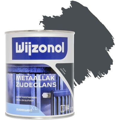 Wijzonol Metaallak Zijdeglans 9121 Antraciet - Lak voor metaal Wijzonol Metaallak Zijdeglans 9121 Antraciet - Lak voor metaal