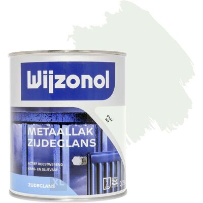 Wijzonol Metaallak Zijdeglans 9104 Wit Wijzonol Metaallak Zijdeglans 9104 Wit