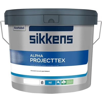Sikkens Alpha Projecttex - Wit - 2,5L - Muurverf Sikkens Alpha Projecttex - Wit - 2,5L - Muurverf