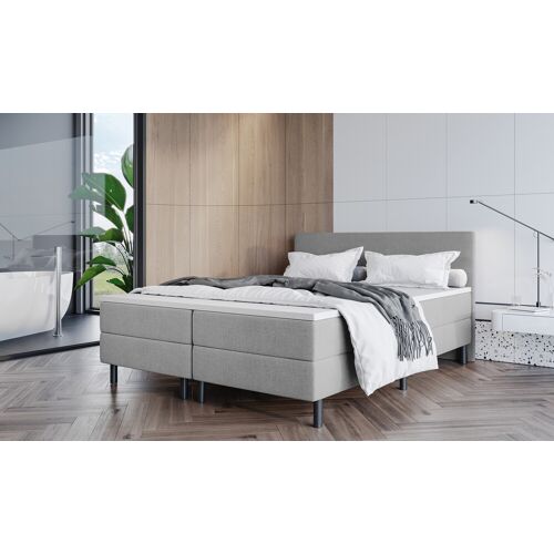 ACTIE Boxspring 200 x 210 Grijs - Bonnie