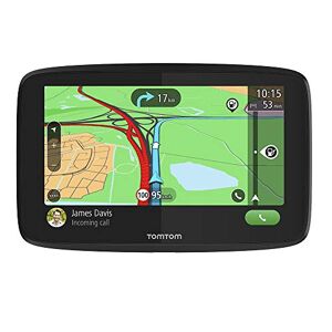 4PN50 TomTom navigatie GO Essential, 5 inch met handsfree bellen, Siri, Google Now, Updates via Wi-Fi, TomTom Traffic, kaart Europa, smartphoneberichten, capacitief scherm, Zwart