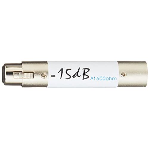 PROSIGNAL Dempingsschakel-adapter, 15 dB XLR