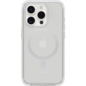 Otterbox Symmetry Clear voor MagSafe doorzichtige hoes voor iPhone 15 Pro, schokbestendig, valbestendig, dunne beschermende hoes, 3x getest volgens militaire standaard, Transparent