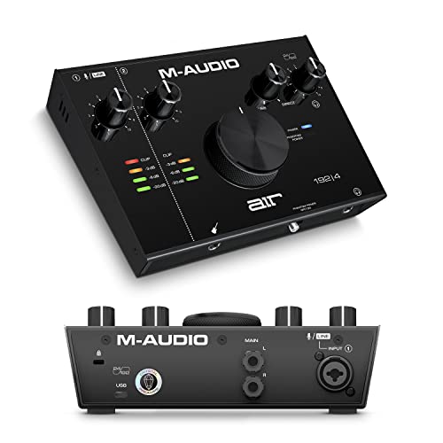 M-Audio AIR 192 4 2-in/2-uit Audio Interface met Studio Software, Studio-Grade FX & Virtuele Instrumenten