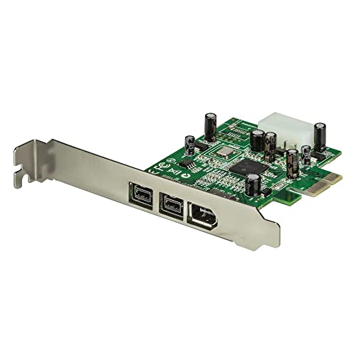 StarTech.com 3 poorten 800+400 FireWire PCI Express interfaces Combo Kaart PCIe 3-poort FireWire Card PCI-e 1 x Firewire 400 1394A 2 x FireWire 800 1394B