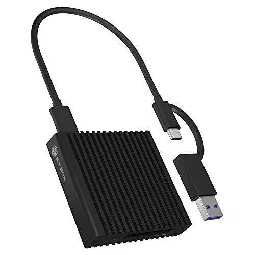 ICY BOX externe geheugenkaartlezer USB-C®, USB 3.2 Gen 2 (USB 3.1), IB-CR404-C31