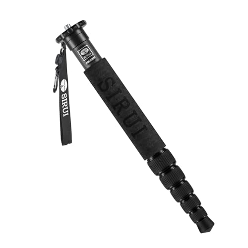 SIRUI Camera monopod AM-326M 6 secties koolstofvezel draagbaar compact licht reizen monopod