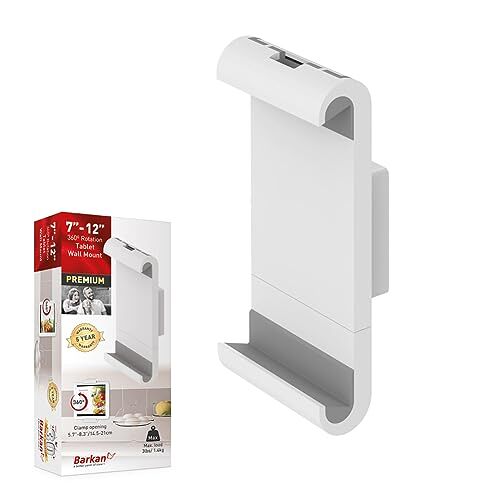 Barkan Tablet Mount Houder voor 7-12 inch apparaten, vast, 360 graden rotatie beugel, geschikt voor Apple iPad/Air/Mini, Samsung Galaxy Tab