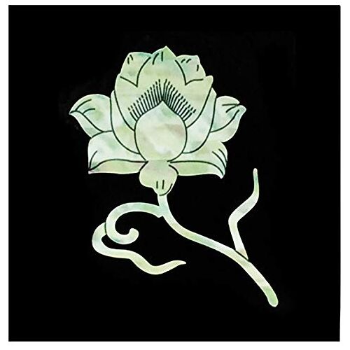 Inlaystickers Inlay Sticker Sticker voor Gitaar & Bas Lotus Witte Parel