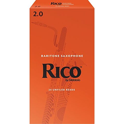 Rico Bladeren voor baritonsaxofoon sterkte 2.0 (25 stuks)