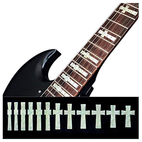 Inlaystickers Inlay Sticker Fret Markers voor Gitaren & Bas Iommi Cross