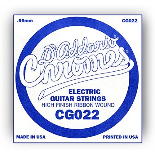 D'Addario 022 Enkele snaar voor elektrische gitaar, Flat Wound