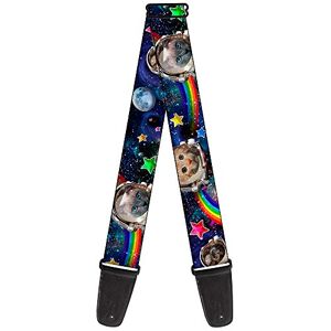 Buckle-Down Gitaarband Astronaut Cats in ruimte/regenboog/sterren