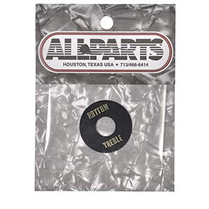 Allparts AP 0663-023 "Rhythm/Treble Plate" vervanging en kleine onderdelen voor elektrische gitaar, zwart