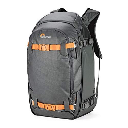 Lowepro Whistler 450 AW II, Outdoor Rugzak (Geschikt Voor Elk Seizoen Voor Pro DSLR En Spiegelvrije Camera's, Laptop En Outdoor Apparaten), Grijs