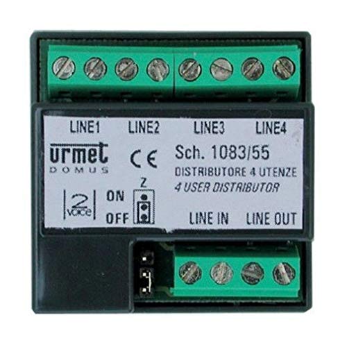 Urmet 1083/55  DOMUS SPA verdeler 4 apparaten 2VOICE