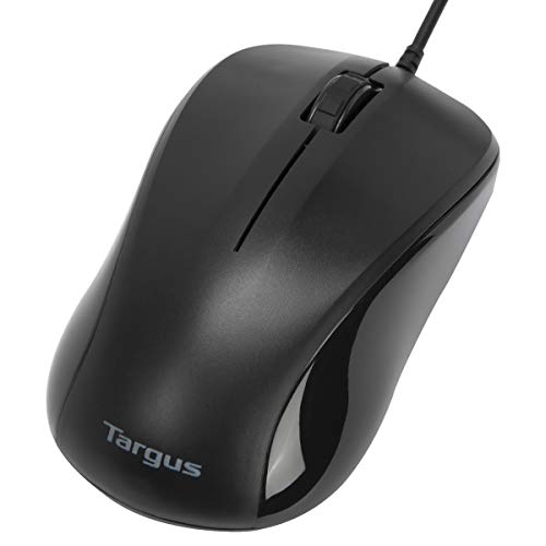 Targus AMU30EUZ 3-knops optische USB-muis, zwart