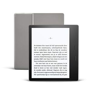 53-019398 Kindle Oasis, nu met instelbare warme lichtkleur, waterdicht, 32 GB, wifi, grafiet