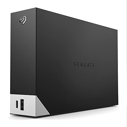 Seagate One Touch Hub, 20 TB, Externe Harde Schijf, USB-C, USB 3.0, voor pc, laptop en Mac, 4 maanden Adobe Creative Cloud Fotografielidmaatschap, 1 Jaar Mylio, 3 jaar Rescue Services (STLC20000400)