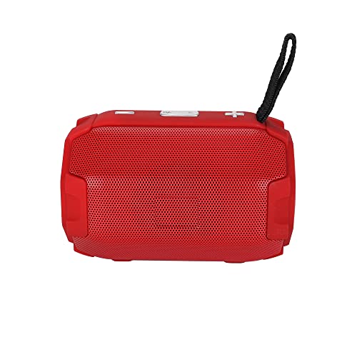 N98KN Oplaadbare draadloze bluetooth-luidspreker, draagbare stereo bluetooth-luidspreker, draadloze dual pairing buitenluidspreker voor thuis feest (rood)