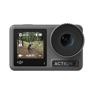 DJI Osmo Action 3 Standard Combo 4K HDR Actiecamera voor buiten met 4K/120 fps en superbreed gezichtsveld, 10-bits Kleurdiepte, Waterdicht, Koelbestendig en duurzaam, Vlogcamera voor YouTube