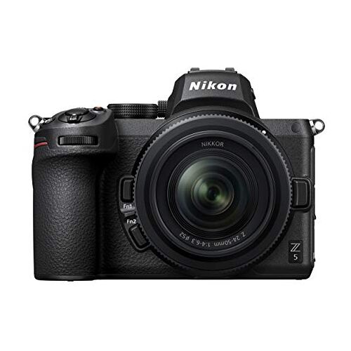 Nikon Z 5 compact systeemcamera + 24-50mm f/3.5-6.3 lens / objectief 24,5 MP FULL-FRAME sensor 4,5 bps, OLED zoeker 4K video VOA040K001