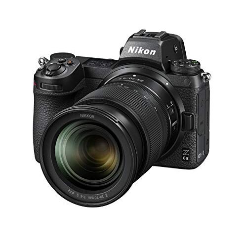 Nikon Z6 II Compact Systeemcamera + 24-70mm f4 lens/objectief 24,5 MP FULL-FRAME sensor 14 bps 2 kaartslots Grote Z lens 4K video VOA060K001 Zwart