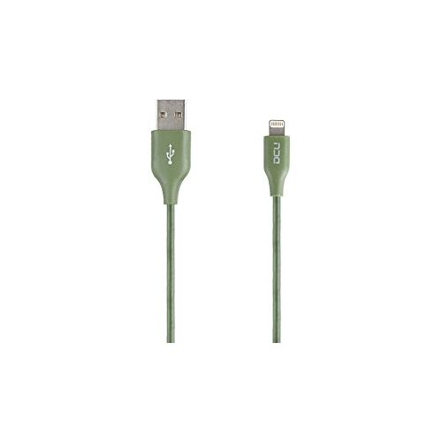 DCU TECNOLOGIC USB-oplaadkabel voor iPhone 5/6/7/8/X/Xr/Xs, PVC, groen, 2 m