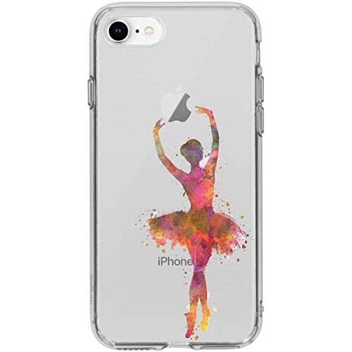 Cokitec Beschermhoes voor iPhone 7/8, motief: danseres, sterren