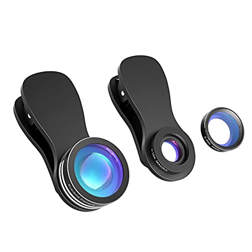 ANSTA Set lenzen voor mobiele telefoon, 180 graden fisheye-lenzen, mobiele telefoonlenzen,