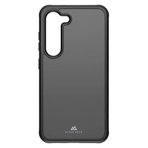 Black Rock Robuuste case, transparante hoes, geschikt voor Samsung Galaxy S23 5G I, telefoonhoes, cover, schokbestendig, krasbestendig, beschermhoes (mat glas)