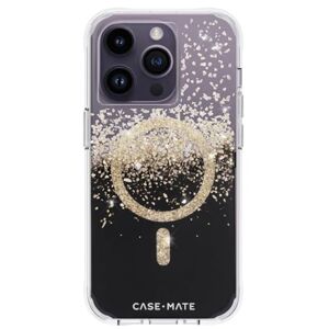Case-Mate iPhone 14 Pro Hoesje Karat Onyx [10FT valbescherming] [Compatibel met MagSafe] Magnetische Cover met Leuke Bling Sparkle voor iPhone 14 Pro 6,1 inch, krasbestendig, schokabsorberend, slim
